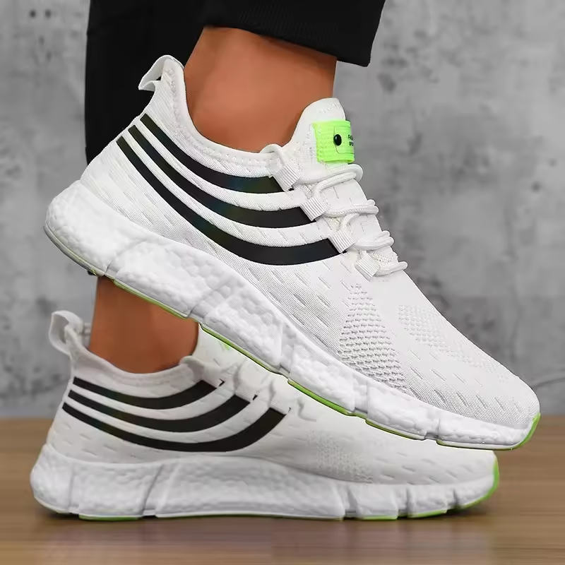 White Stripe Knit Runner (Test)
